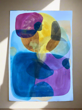 Load image into Gallery viewer, Original 25”X40” Marigolds, Copper, Sumac, Purple Carrot